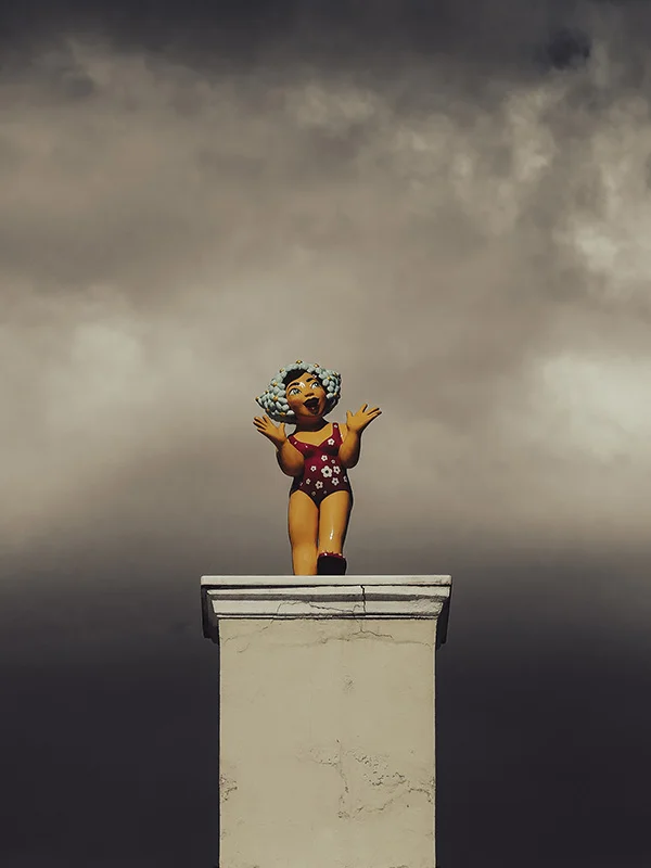 Echoes of Joy Above the Clouds – Fine Art Photography, Moody Surrealism, Digital Download